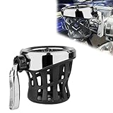 harley davidson softail fat boy 2019 Fácil instalación: el soporte para bebidas para Harley se puede instalar sin taladrar agujeros en tu motocicleta durante 20 minutos, hay 4 tornillos en el paquete.