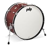 Pacific Drums & Percussion Add-Ons PDP Concept Classic, 14x26, Ox Blood/Ebony Hoops Kick Drum (PDCC1426KKOE)