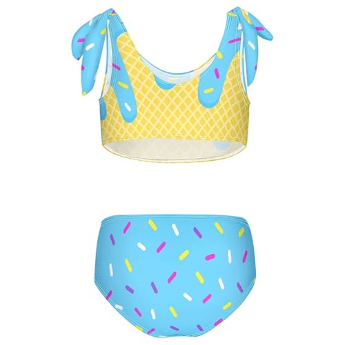 Image of Girls Tankini Swimsuit Bathing Suit Two Piece Bikini Summer Beach Swimwear with Adjustable Strap 3-12 Years