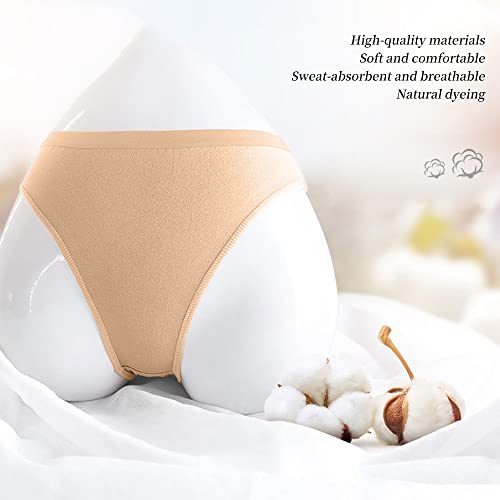 Ballet Dance Underwear Professional Girl Briefs Women Girls Cotton Gymnastics Shorts Seamless Underpants Dance Knickers Underwear Big Girls' Ballerina Beige 3Pcs 150 #TOP4