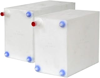 Fresh and Gray Water Holding Tank | Combo Pack | RV Water Holding Tanks | Camper Water Holding Tanks - BPA Free (10 Gallon & 16 Gallon)