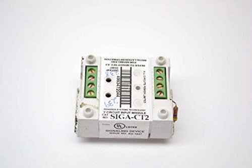 SPX SIGA-CT2 SIGNALING DEVICE FIRE ALARM 2 CIRCUIT 8.0 INPUT MODULE B450375