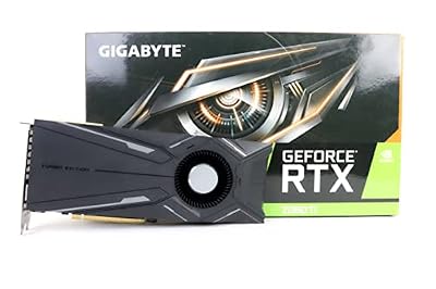 TFGAJKKKKK Ultra-Durable VGA GV-N208TTURBO-11GC GeForce RTX 2080 Ti Graphics Card - 1.55 GHz Core - 11 GB GDDR6-352-bit Bus Width - Fan Cooler - DirectX 12, OpenGL 4.5-3X DisplayPort - 1 x HDMI - PC