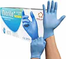 Confezione Da 100 Guanti In Vinile Monouso - Senza Lattice E Polvere, Certificati CE | Taglia L (9-10.5 Cm) - Foto 5