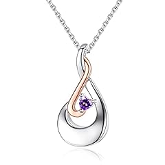 02: February birthstone - Amethyst Necklace