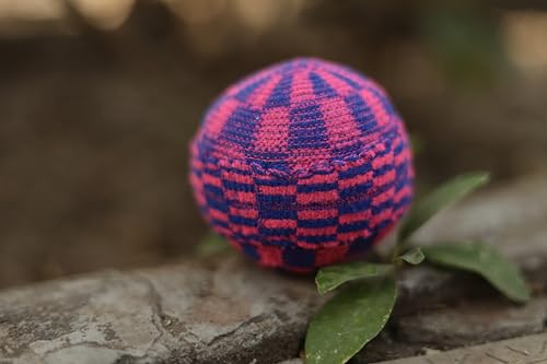 Image of Joshi Cloth Cricket Ball | Woolen Soft Ball for Gully /Street Cricket & Practice | Durable, Lightweight, All-Weather, High-Visibility Colors | Single Piece (Ocean Blue)