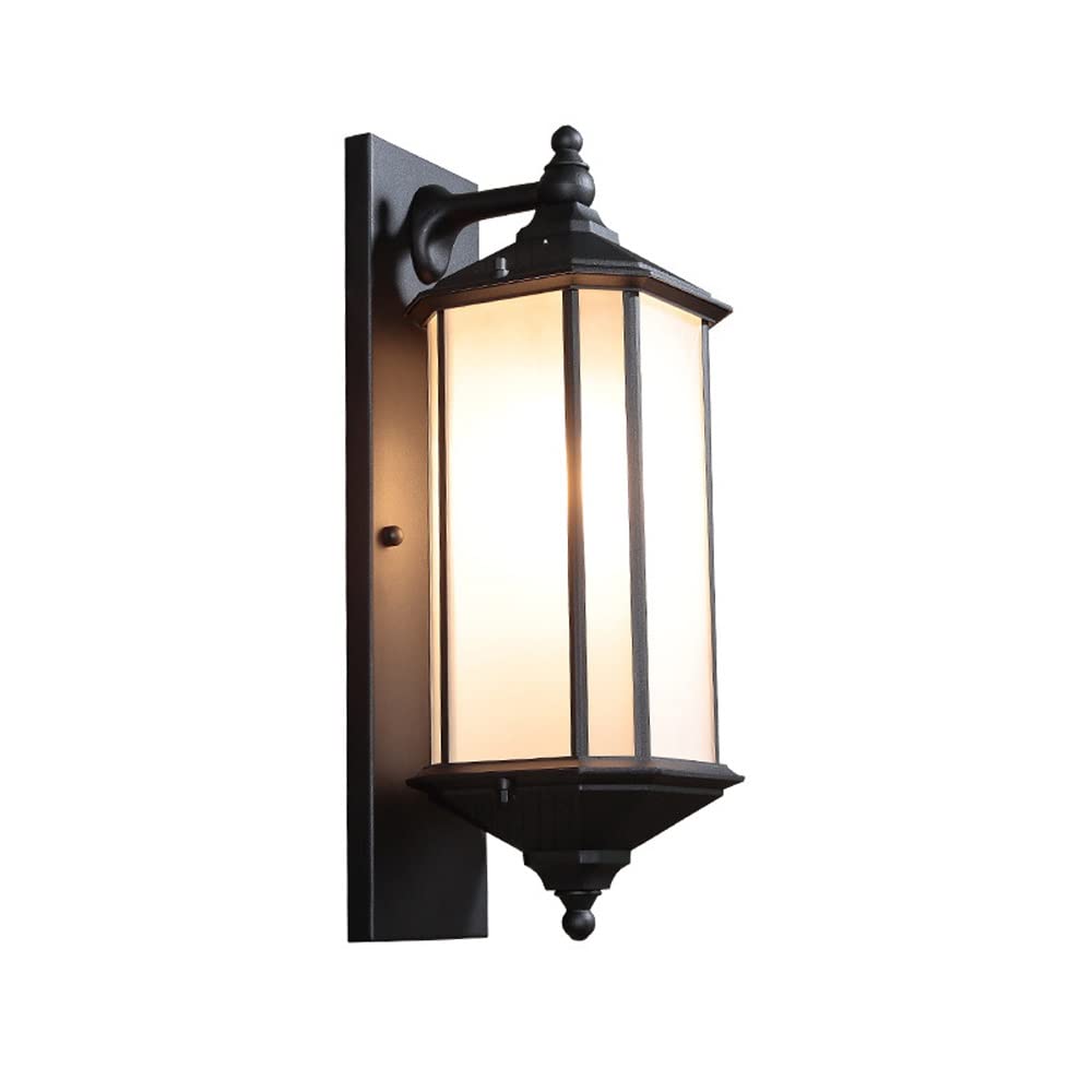 Lanterne moderne pour entrée de maison et éclairage de porche chaleureux