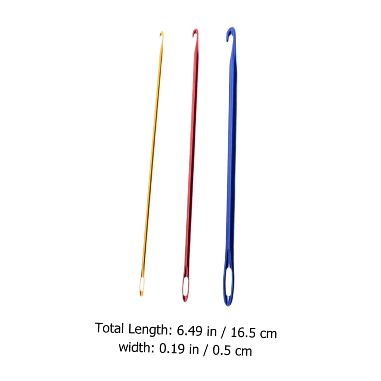 9-delige haaknaalden, 0,02-0,1 inch ergonomische haaknaalden stalen breinaald voor jichtige handen haaknaalden