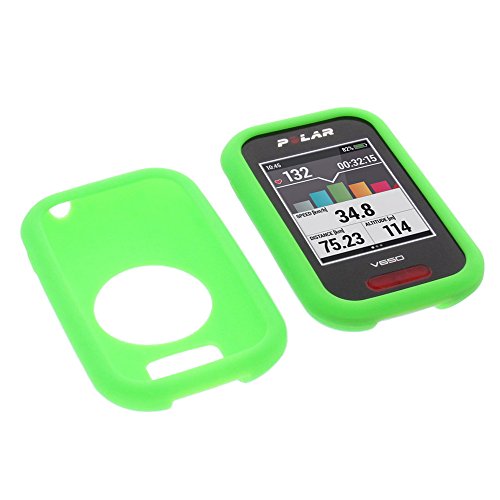 foto-kontor Funda Compatible con Polar V650 Protectora Silicona Carcasa protección Verde