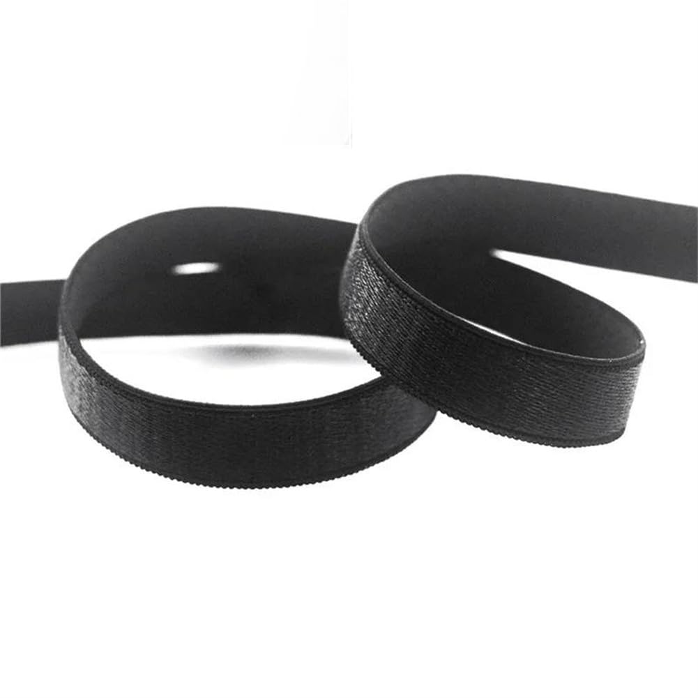 Gumki do szycia, Elastyczna taśma do biustonosza z nylonu Spandex, do samodzielnego szycia, wielokolorowa, 10 mm, 50-100 jardów(Tan,50 Yards)