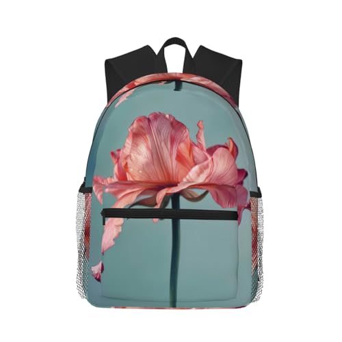 Sac à dos ordinateur portable noir à imprimé floral pour femme actif et voyageur
