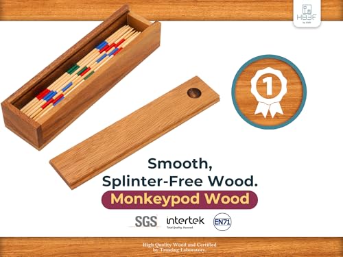 BSIRI Mikado Juego de Palillos de Madera Clásico miniatura 3