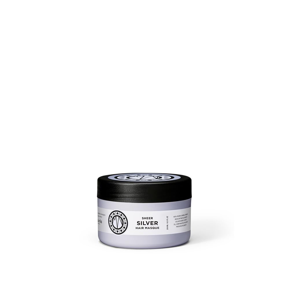 Maria Nila Sheer Silver, Neutralizes Golden Shades, Violet Pigments Gives Cool Tone, 100% Vegan & Sulfate/Paraben free