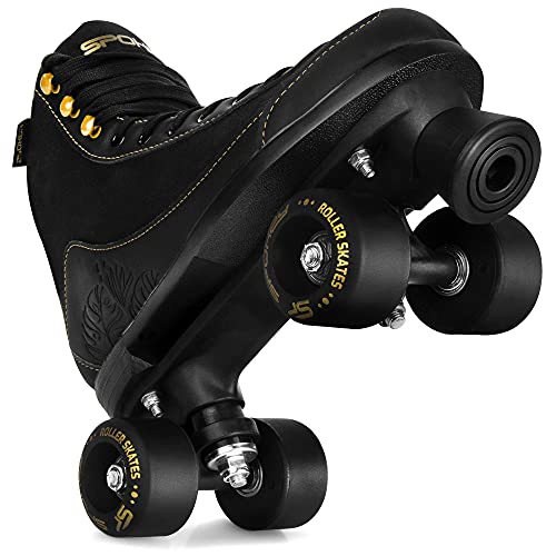 SPOKEY RAVINA Rollschuhe für Jugendliche und Erwachsene | ABEC-7 Carbon Kugellager PU-Roller 54 x 32 mm | Softboot mit Schnürung | Größe: 36, 37, 38, 39, 40, 41