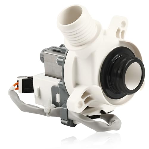 Upgraded WH23X24178 Washer Drain Pump Assembly fit for GE Hotpoint Washing Machine GTW HTW PTW Series Models - Replaces WH23X28418 WH23X27574 AP6889136 B30-3A02 B40-3A01 4958182