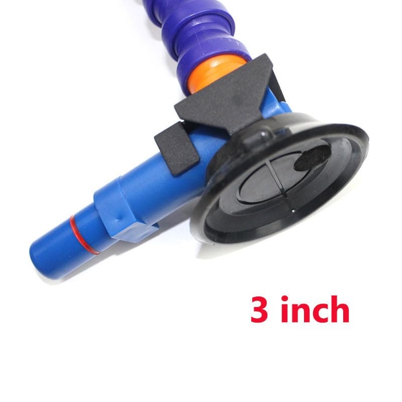 Image of 3 inch Heavy Duty Hand Pump Suction Cup with Flexible Stand for Dent Repair Light, Paintless Dent Repair Tool
