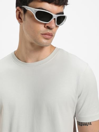 Image of Bewakoof Men's 100% Cotton Solid Regular Fit Half Sleeve Round Neck T-Shirt | Tshirt for Men Cotton| Casual Wear | Street Wear