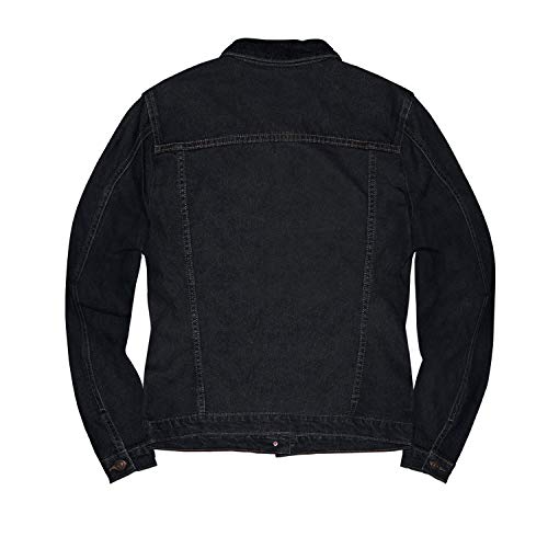 Hybrid & Company Women's Long Sleeve Denim Jackets Basic Button Down Jean Jacket With Pockets Jk22881 Black M #TOP3