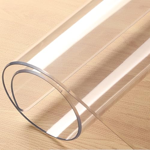 Nappe en PVC anti-tache de 2mm pour protéger la table de cuisine des rayures et de la chaleur