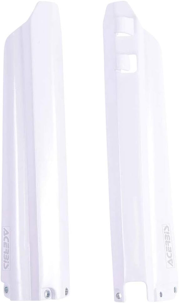 Acerbis Lower Fork Cover Set White for Yamaha YZ250 1996-2004