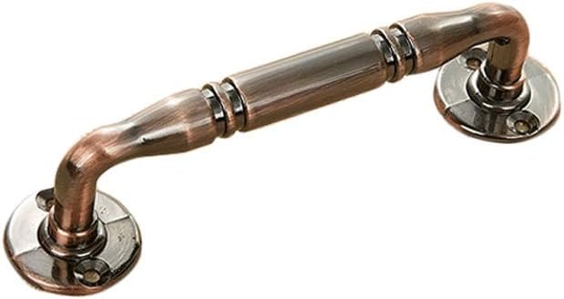 Antique Copper Cabinet Handle,Zinc Alloy Kitchen Drawer Pulls Barn Door Pull Handle Closet Door Handle Gate Handles Door Hardware (Color : Bronze,Size : 128mm)