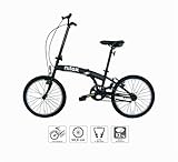 Nilox - Bike X0 - Klapprad - Einfach zu Transportieren - Modernes Design - Mit Mattem Stahlrahmen...
