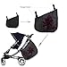 2 Pack Portable Side Sling Stroller Cargo Net ,Non-Slip and Adjustable Straps Storage Mesh Bag ,Food Storage ,Friut Storage Bag for Baby Stroller Cargo Mesh Bag Storage