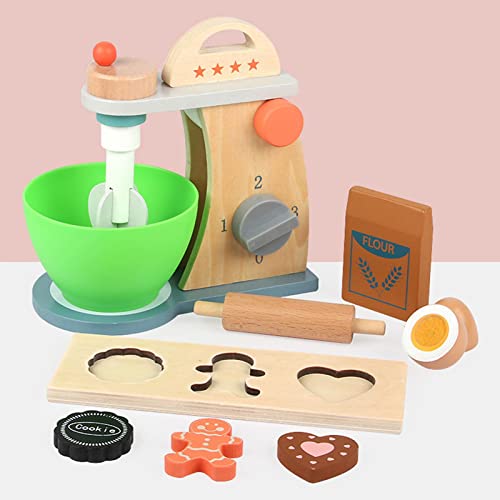 Grust Spielküche Holzspielzeug-Set - Rollenspiel Lebensmittel-Standmixer Rollenspiel für Kinder über 3 Jahre - Spielzeug… – Bild 3