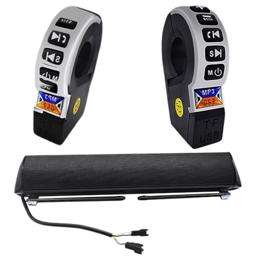 Parlante para manillar 12V para moto compatible con scooter
