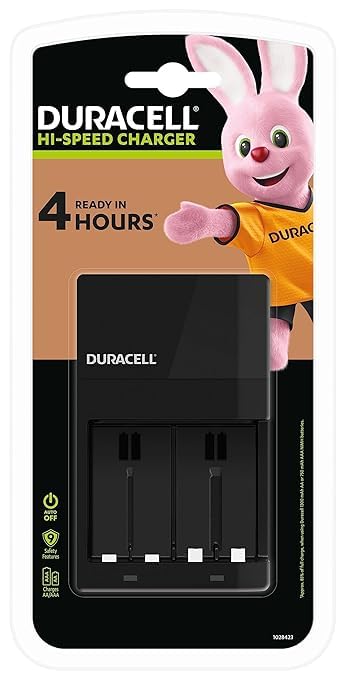 (Refurbished) DuracellCEF14 4 Hours Battery Charger, 1 Count Camera Battery Charger - Black