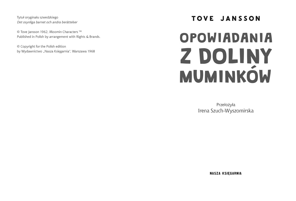 OPOWIADANIA Z DOLINY MUMINKÓW