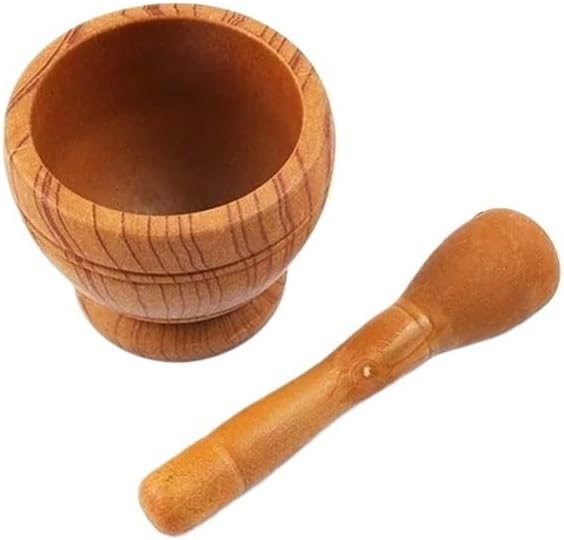 Pestle and Mortar Mortar Pestle Set Garlic Herb Spice Mixing Grinding Crusher Bowl