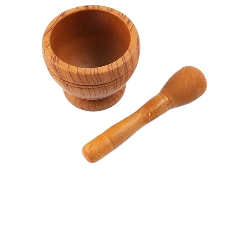 Pestle and Mortar Mortar Pestle Set Garlic Herb Spice Mixing Grinding Crusher Bowl Restaurant