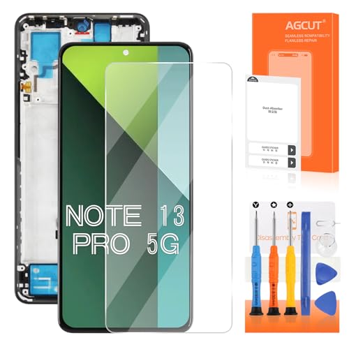 Réparer un écran cassé de Redmi Note 13 Pro 5G avec l'affichage LCD complet AGCUT 6.67"