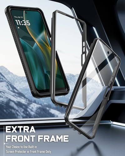Coque robuste Moto G 5G 2025 évite écran cassé protection 360 - 4