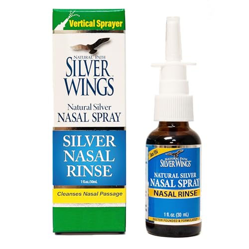 Natural Path Silver Wings - Natural Silver Nasal Rinse Spray - 250ppm - 1oz