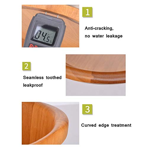 Baño de pies de madera para spa y masaje manual miniatura 6