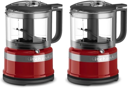 Image of KitchenAid KFC3516ER 3.5 Cup Food Chopper, Empire Red, One Size (Pack of 2)