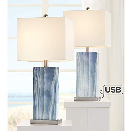 modern table lamp rectangular shade