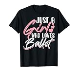 Bailarina Silueta Salto Y Giro Gracioso Ballet Camiseta
