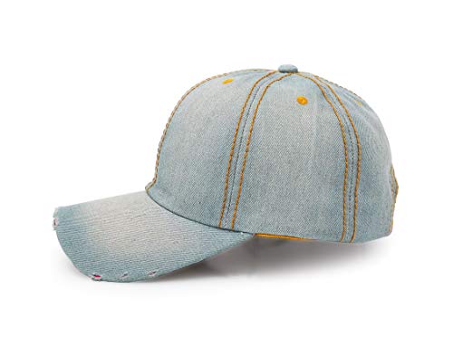 UltraKey Berretto da Baseball in Denim, Cappello