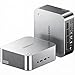 AOOSTAR MACO Mini PC R7 6850H(bis zu 4,7GHz) Mini Desktop Computer 24GB RAM 5 1TB PCIe4.0 SSD, Micro PC W11 Pro Radeon 680M/OCuLink/2xUSB4/2x2,5G LAN/4K Quad-Display/Fingerabdruck Entsperren