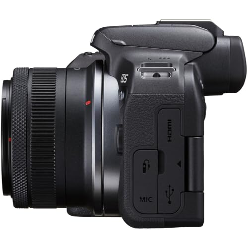 Image of Canon EOS R10 Mirrorless Camera Kit with RF-S 18-45mm Lens | 24.2MP APS-C, 4K Video, Dual Pixel AF, Perfect for Beginner Photographers & Vloggers (5331C009) + 64GB Card + LP-E17 Battery + Shoulder Bag