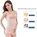 rxynpcrd Shapewear Tank Tops for Women Open Bust Slimming Tummy Control Shaping Compression Cami Vest with Wide Straps(Black,4X-Large)