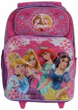 Amazon Co Jp ディズニー プリンセス ローリング バックパック カラフルローズ リュック キャリーバッグ トローリーバッグ ベル アリエル ラプンツェル シンデレラ オーロラ姫 白雪姫 プリンセス グッズ 子供用 大人用 女の子用 旅行 トラベル バッグ シューズ バッグ