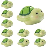 CATOR 10 Piezas Mini Tortugas de Resina, Mini Figuritas, DIY,