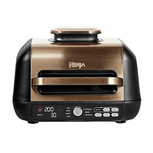 NINJA Foodi Max Pro Health Grill AG651EU - Plancha Grill y Freidora de Aire