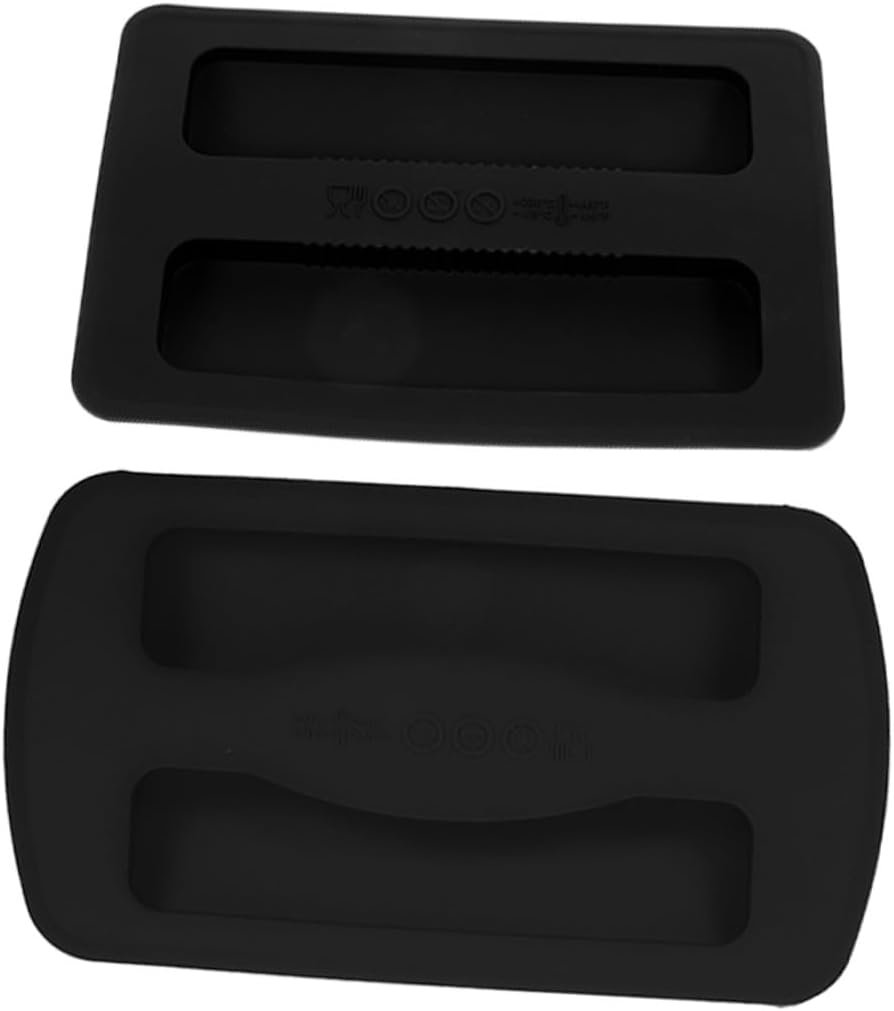 2pcs Bread Machine Cover Silicone Toaster Lid Dust Protector Heat Resistant Toaster Debris Cap for Home Kitchen Bread Maker Accessory