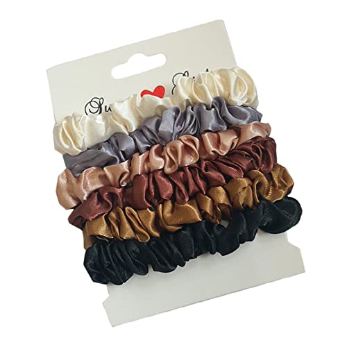 PATKAW 12 Piezas lazo elástico para el cabello elásticos transparentes para el cabello accesorios para el cabello de las niñas Horquilla chica hair band hair ties cuerda de pelo de moda