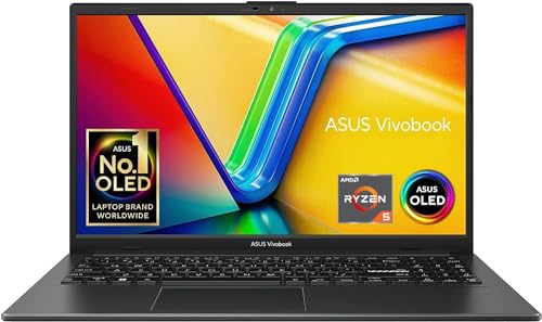 ASUS Vivobook S 15 OLED S1504FA-L1229W PC Portable OLED 15” FHD 0,2ms 600 nits (AMD Ryzen 5 7520U, RAM 16 Go LPDDR5, 512 Go SSD PCIe, Windows 11 Home) Clavier Rétroéclairé AZERTY Français